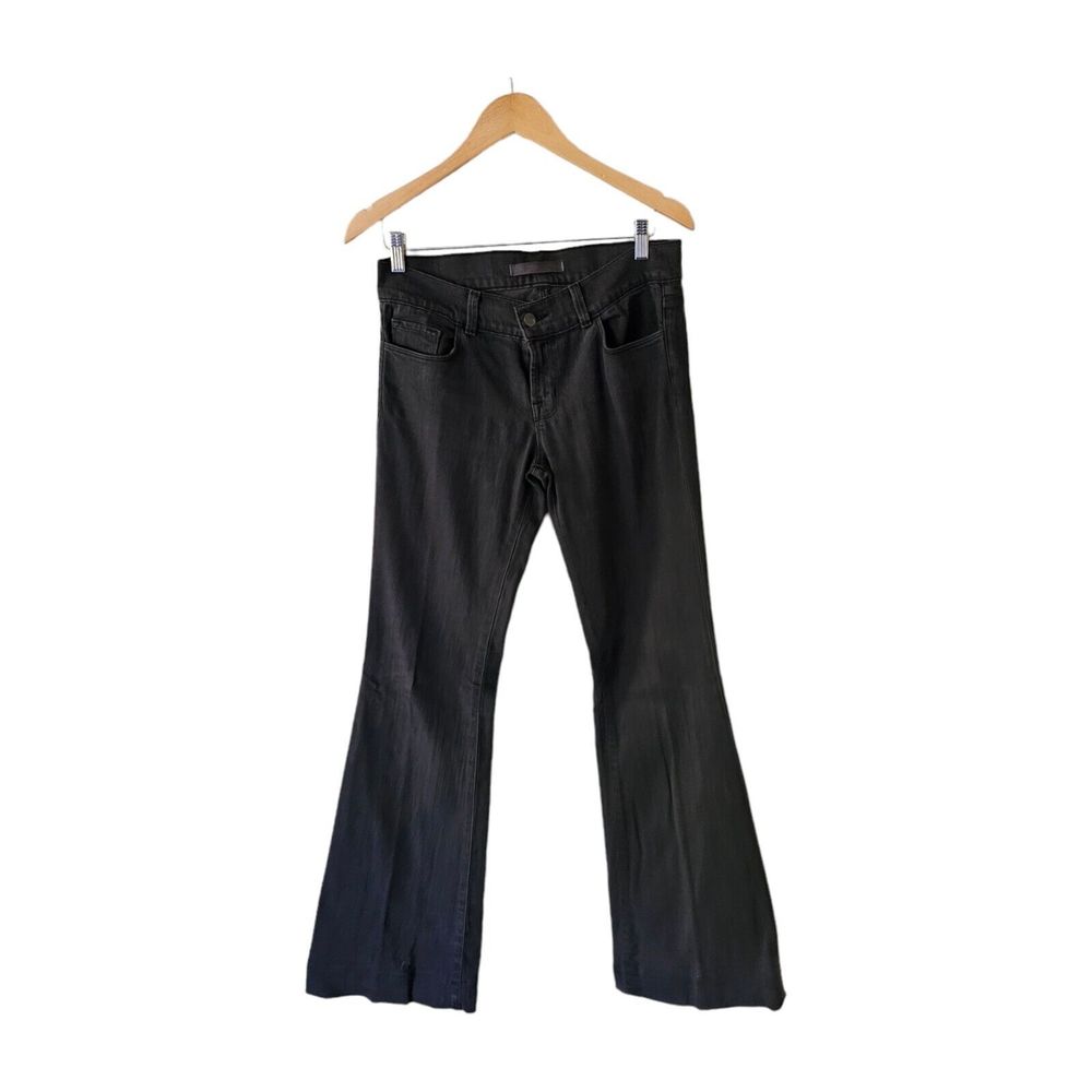 🖤J. Brand Flare Jeans Black Size 28 Love Story Style 72201 Jett